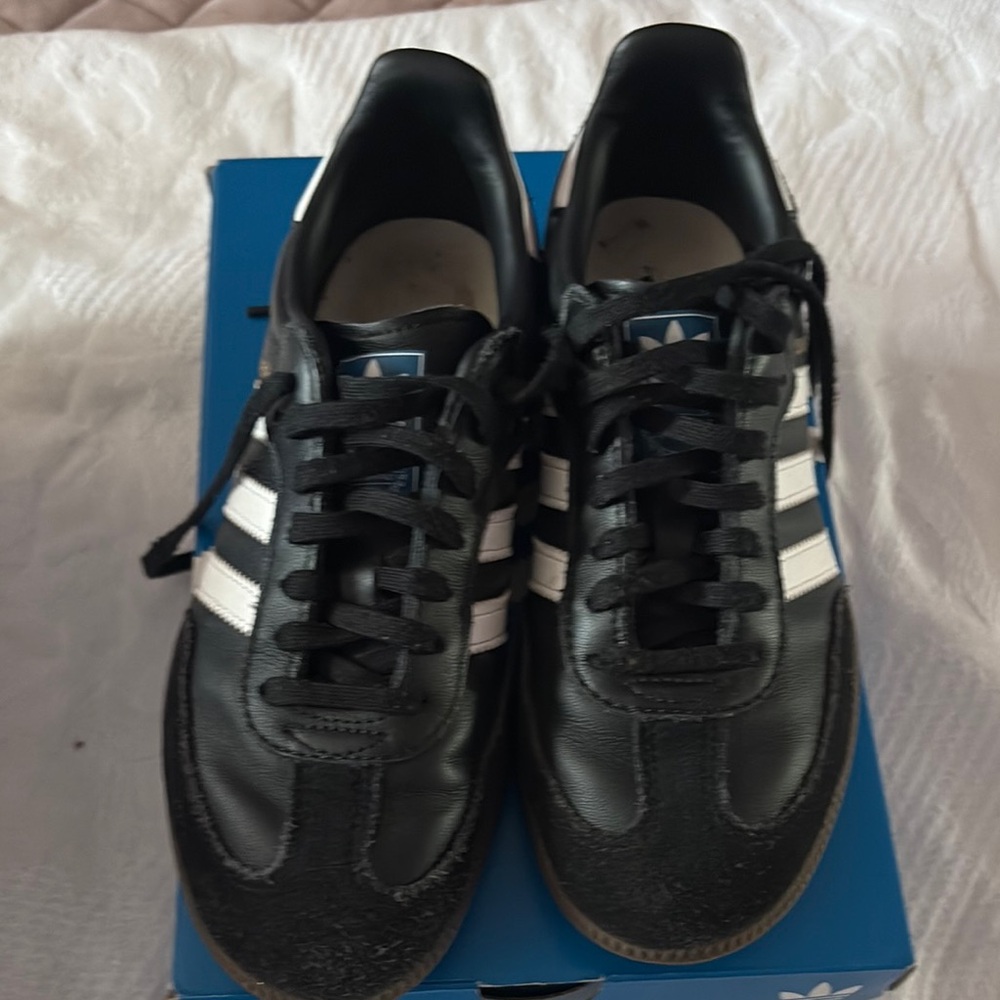 Adidas Black and White Sneakers Classic Design